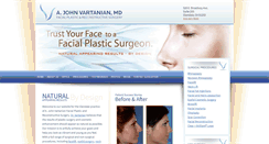 Desktop Screenshot of facial-plastic.com